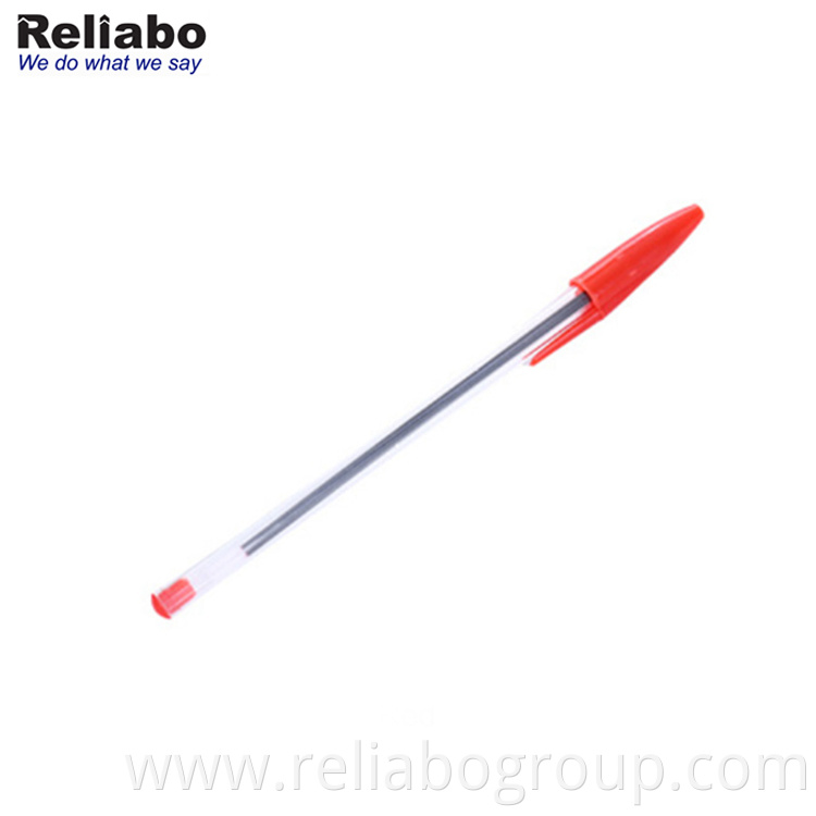 1.0mm Ball Point Pen Biros Red Blue Black Classical Appearance Fit For School Students Office